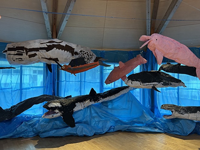 できあがった水族館のようす１