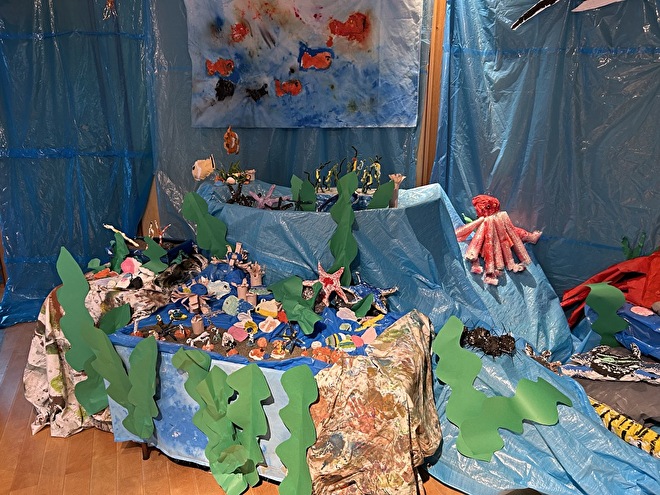 できあがった水族館のようす３