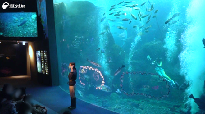 佐野トリーター（ダイバー）とデビューが決まった時のリハーサルのようす