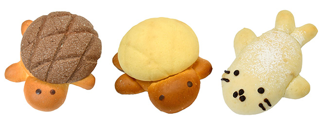 カメロンパン（ショコラ／プレーン）、あざらしパン