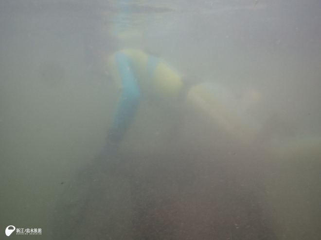 採集中の園山トリーター