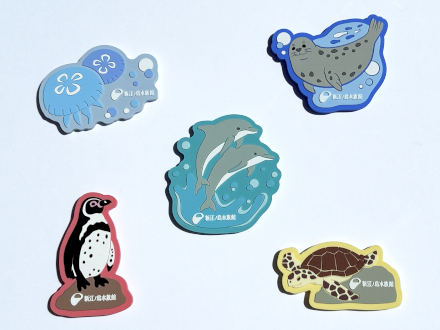 新江ノ島水族館　ラバーマグネット（全5種）